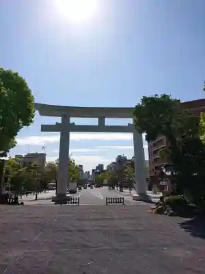 照國神社の鳥居