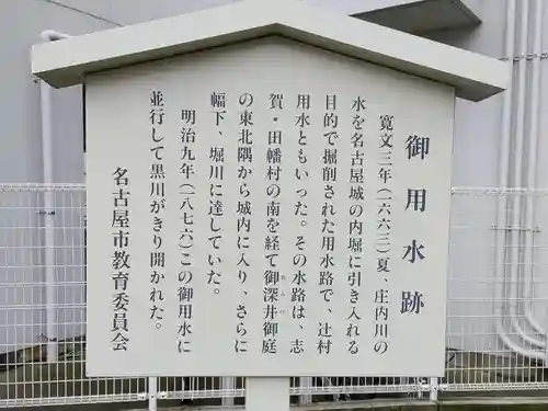 辻地蔵堂（黒川樋門）の周辺