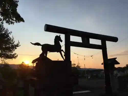 奈井江神社の鳥居