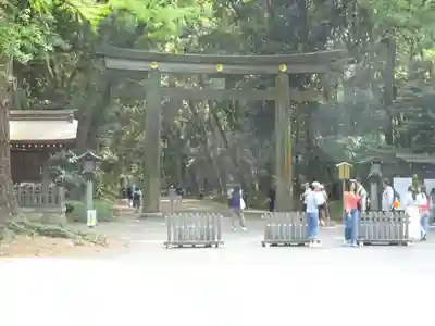 明治神宮の鳥居