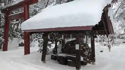 比布神社の手水