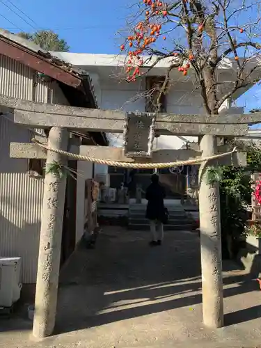 快神社の鳥居