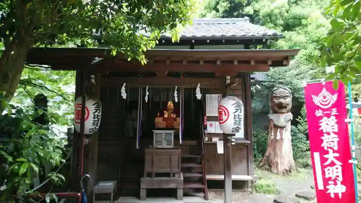 大綱金刀比羅神社の本殿・本堂