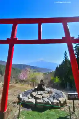 富士山遙拝所（天空の鳥居）(山梨県)