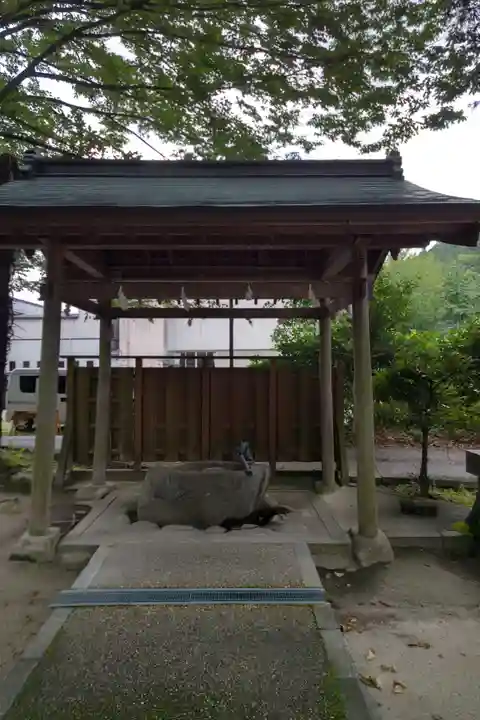 足助神社の手水舎