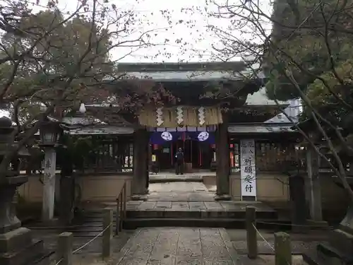 久留米宗社　日吉神社の山門・神門