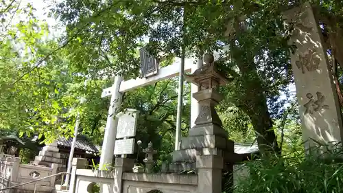 闇之森八幡社の鳥居