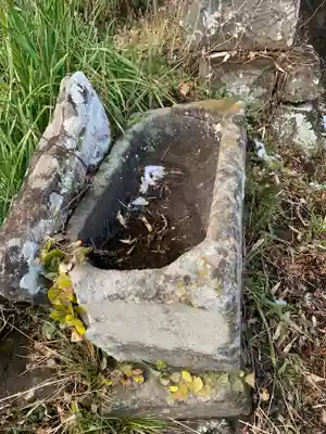 神社(名称不明)の手水舎