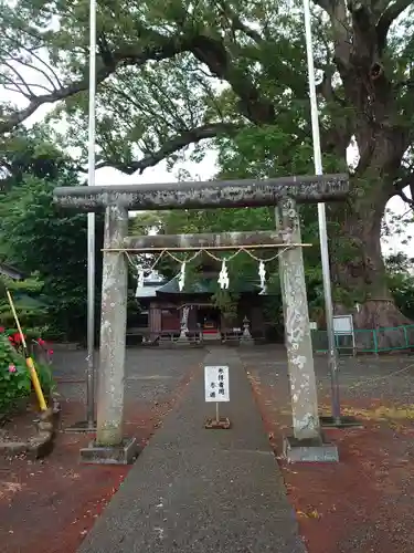 伊勢神明社の鳥居