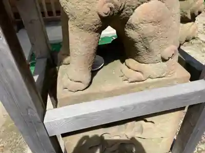 八幡神社の狛犬