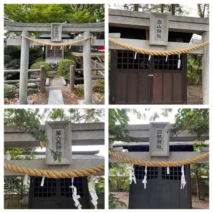 諏訪神社の鳥居
