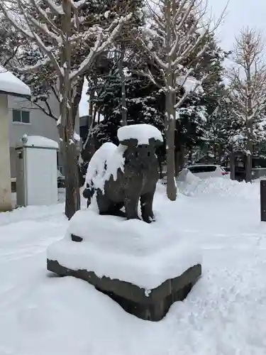 苗穂神社の狛犬