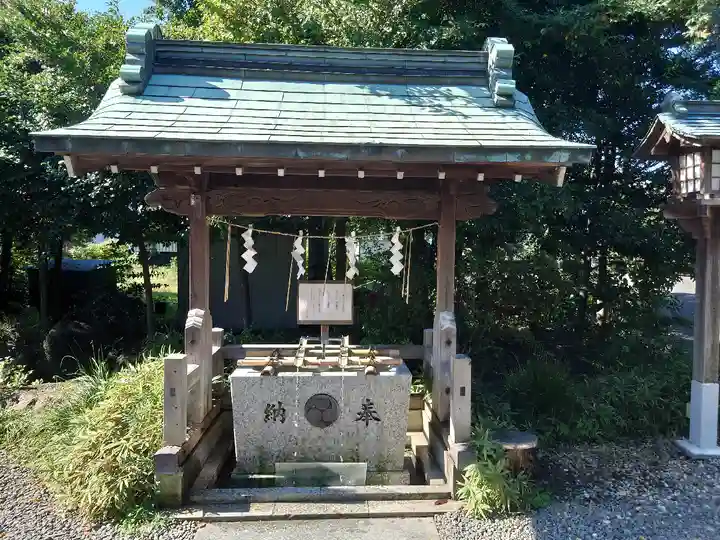 立川熊野神社の手水舎