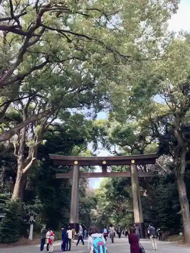 明治神宮の鳥居