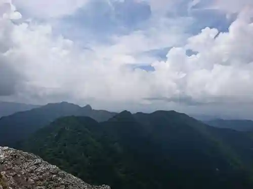 大峯山寺の景色