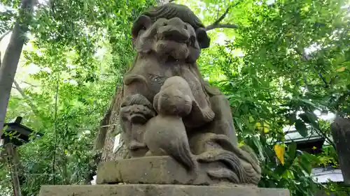 小平神明宮の狛犬