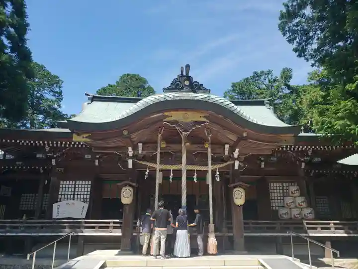 大麻比古神社の本殿・本堂