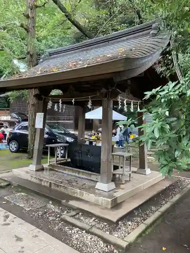 石神井氷川神社の手水舎