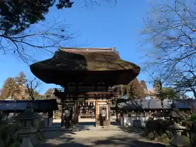沙沙貴神社の山門・神門