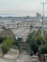 八幡竃門神社の景色