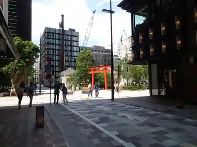 福徳神社（芽吹稲荷）の鳥居