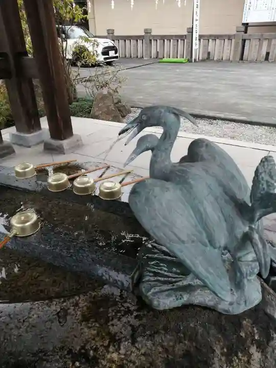 白鷺神社の手水舎