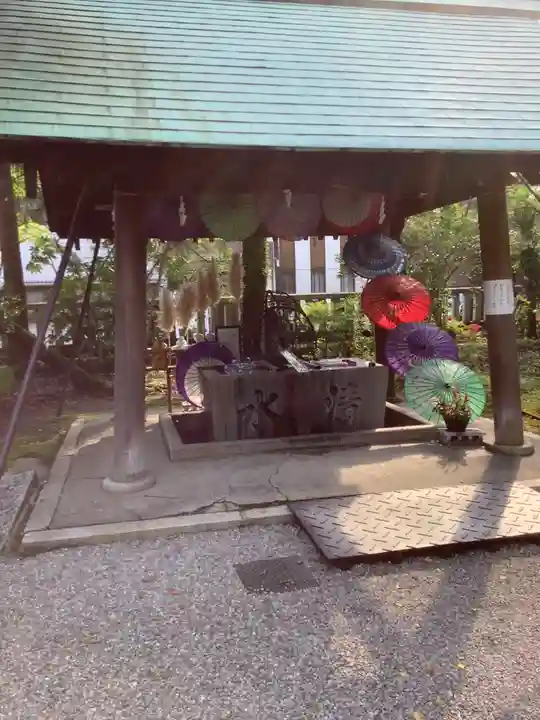 若宮神明社の手水舎