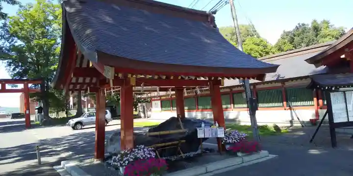 北海道護國神社の手水舎