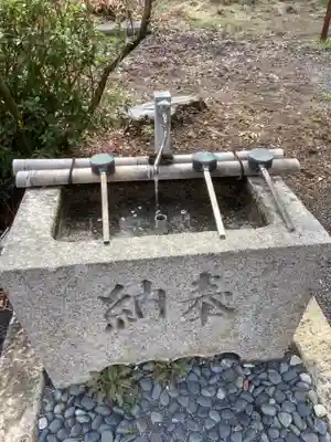 春日神社の手水舎