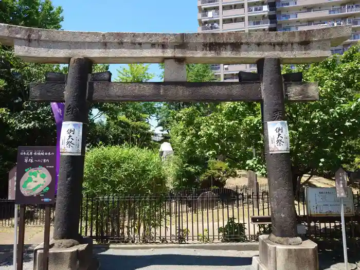 亀戸浅間神社の鳥居