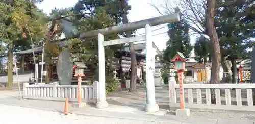 正ノ木稲荷 稲積神社の鳥居