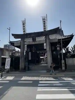 櫛田神社の鳥居