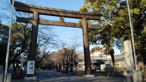 愛知縣護國神社の鳥居