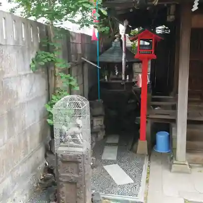 雷電稲荷神社の狛犬