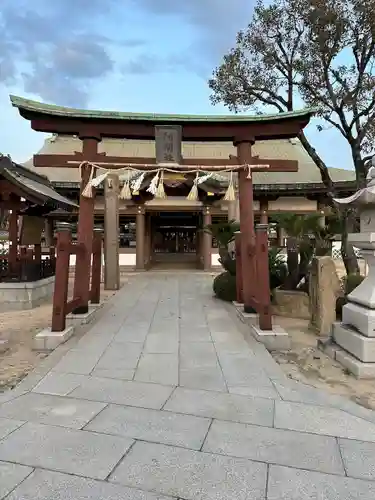 阿閇神社の鳥居