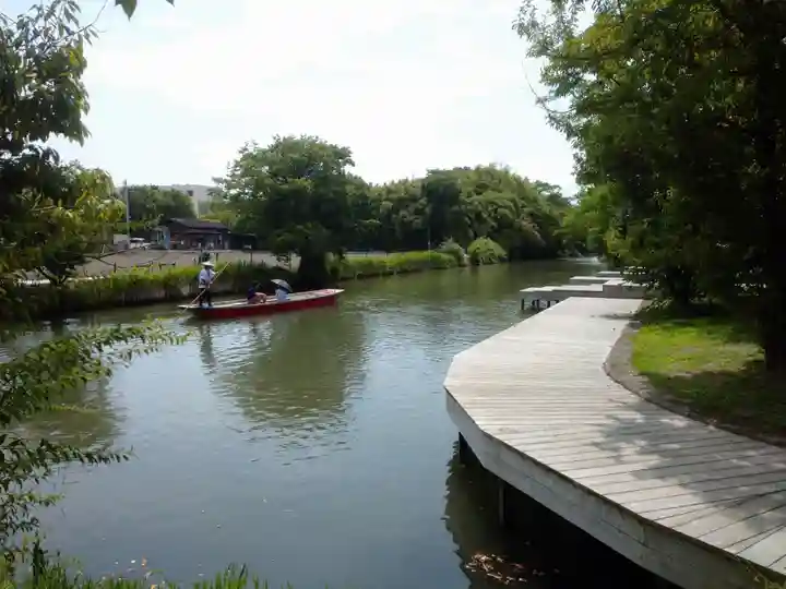 柳川総鎮守 日吉神社の周辺
