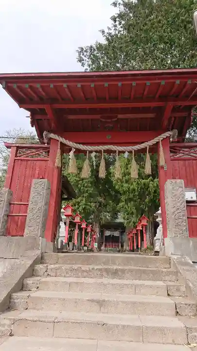 平出雷電神社の山門・神門