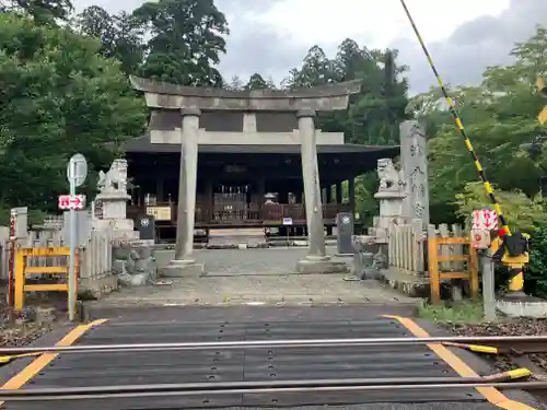 久津八幡宮の鳥居