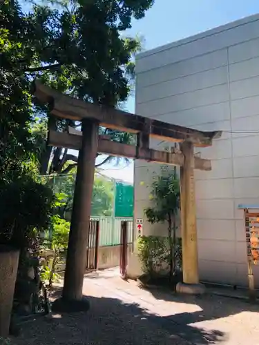 安居神社の鳥居