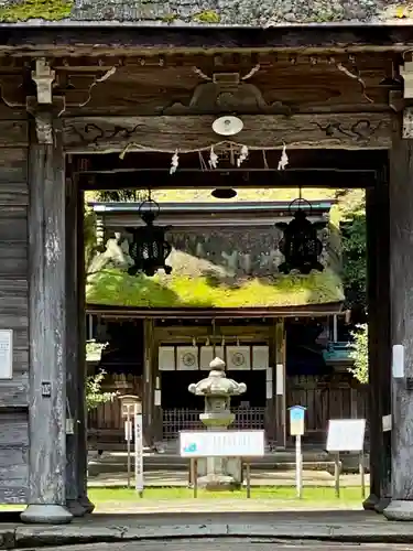 若狭姫神社（若狭彦神社下社）の山門・神門