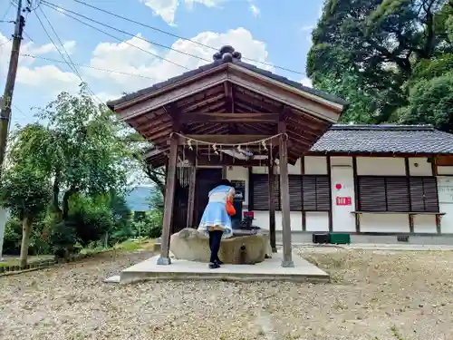 五社神社の手水