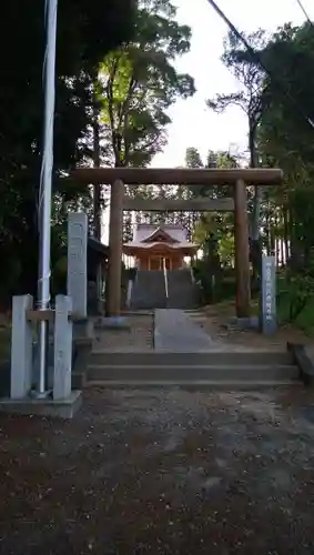 湫尾神社の鳥居