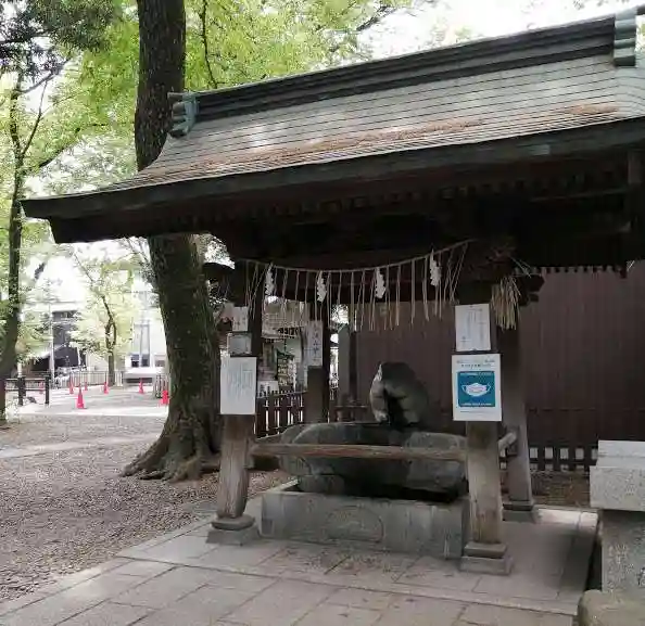 調神社の手水舎