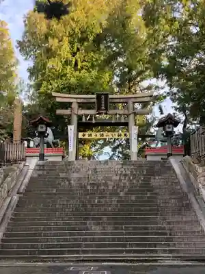 阿部野神社の鳥居