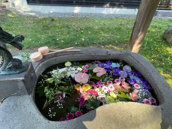 長沼神社の手水舎