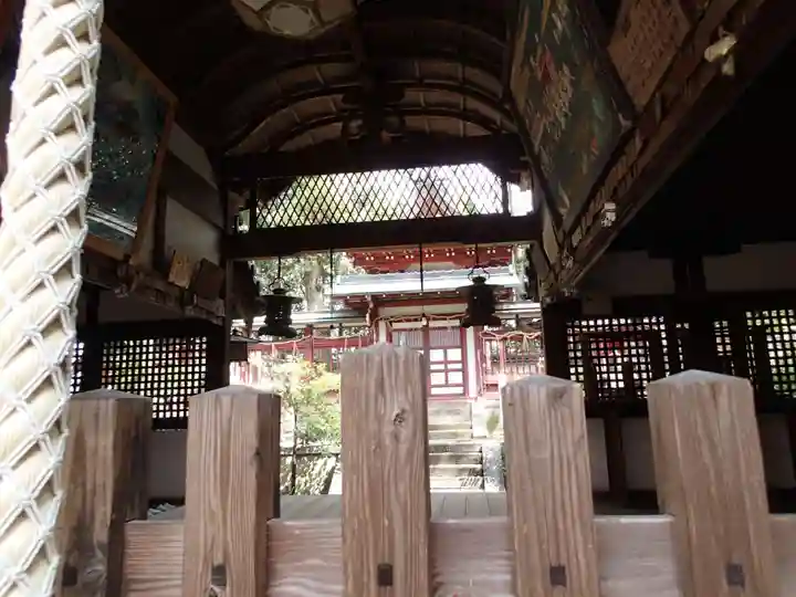 池坐朝霧黄幡比賣神社の山門・神門