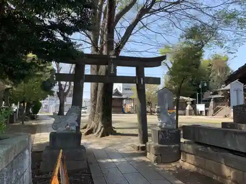 下総野田愛宕神社の鳥居