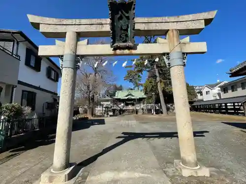 大曽根八幡神社の鳥居