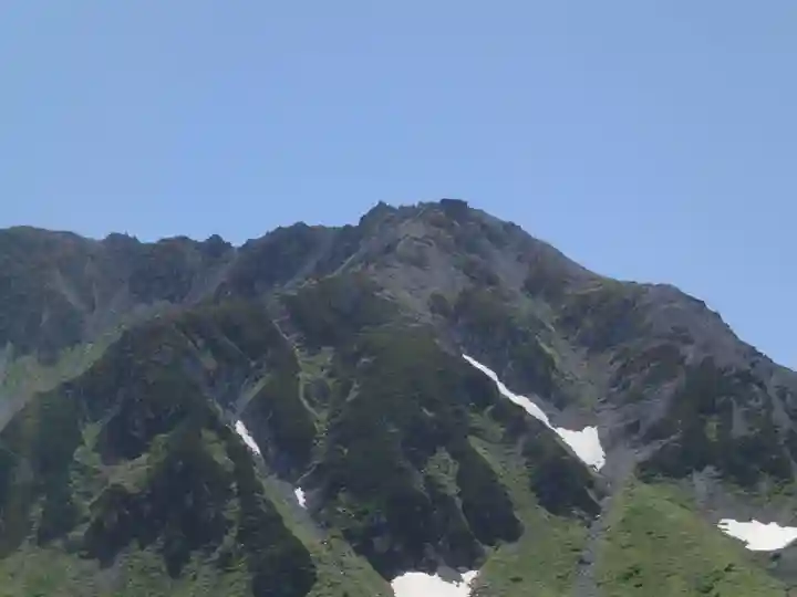 雄山神社峰本社の自然