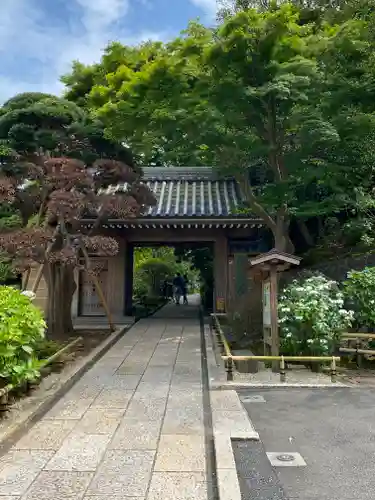 報国寺の山門・神門